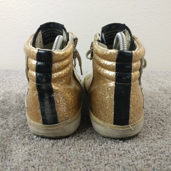 Golden Goode Slide Flag LTD Sneakers Distressed Designer Skate Shoes - Picture 7 of 16